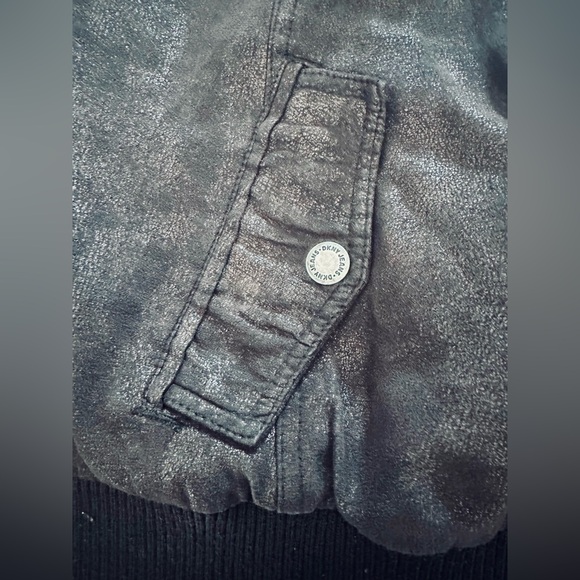 DKNY Black Bomber jacket - Picture 3 of 6